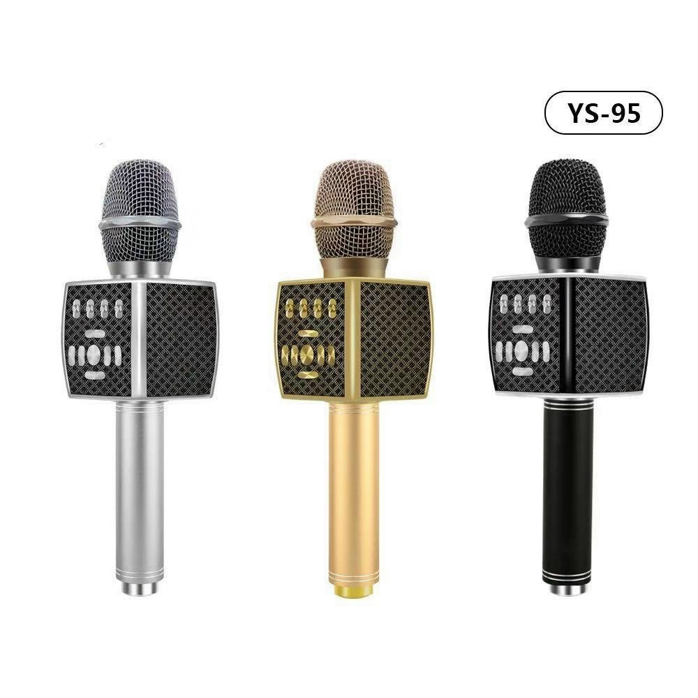 Chính hãng micro karaoke bluetooth ys 95 micro karaoke bluethooth & ys 98, 91, l-598, sd 17 tích hợp loa