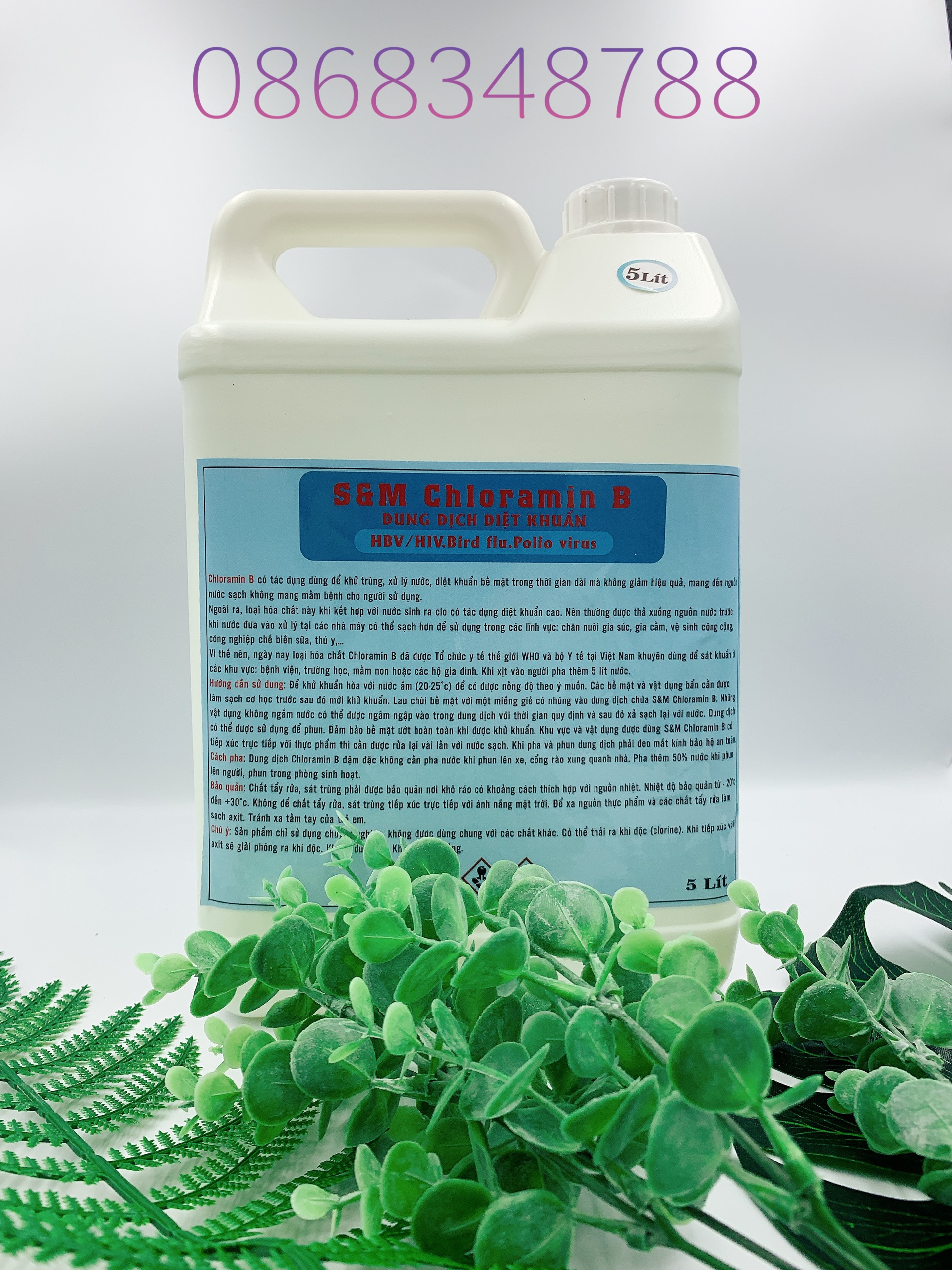 Dung dịch diệt khuẩn Cloramin B S&M