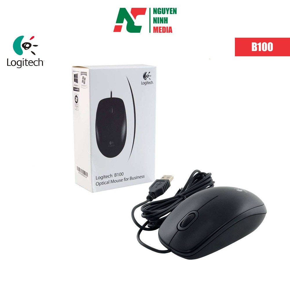 Chuột văn phòng logitech b100 chính hãng- bảo hành 1 đổi 1