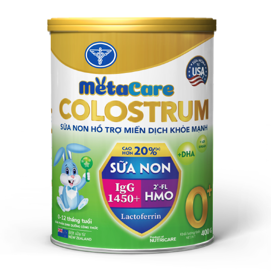 SỮA BỘT METACARE COLOSTRUM 0+(Sữa non hỗ trợ miễn dịch khỏe mạnh dành cho trẻ từ 0-12 tháng tuổi)