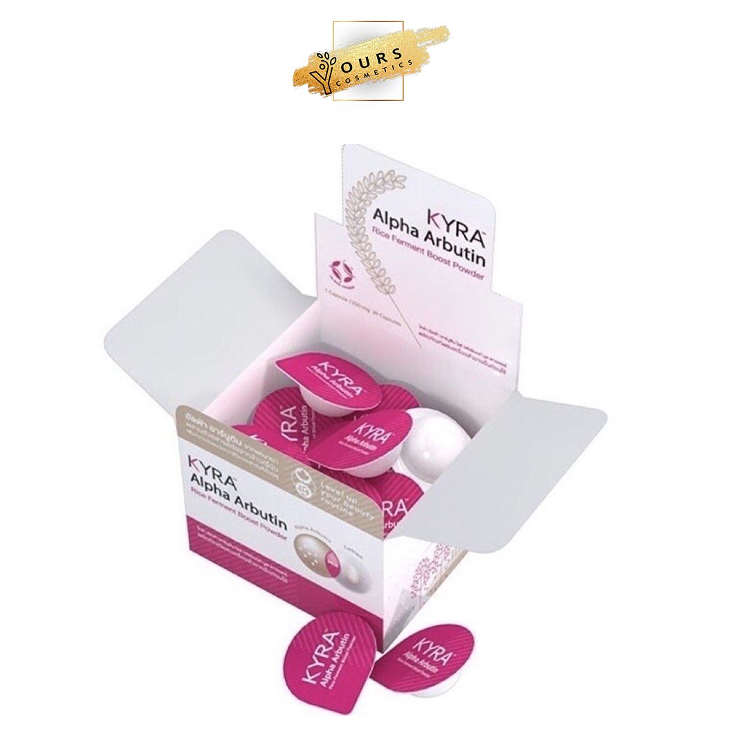 Viên Kích Trắng Kyra Alpha Arbutin Thái Lan - Cốc Kích Trắng Kyra Alpha Arbutin
