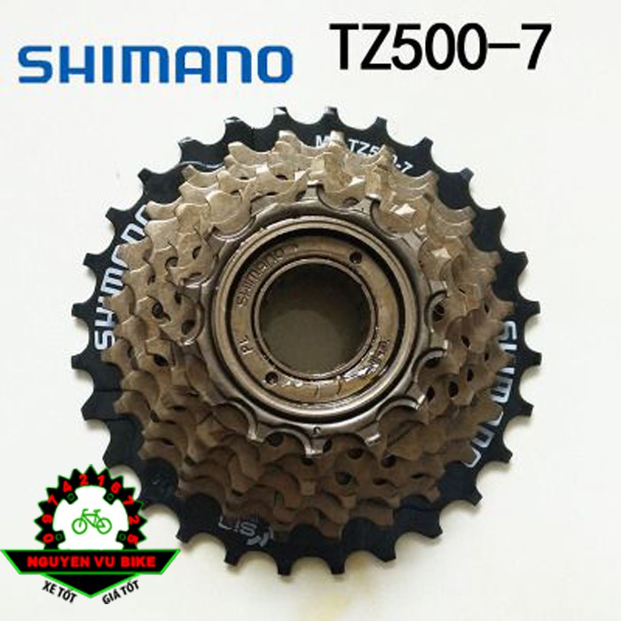 Líp vặn xe đạp shimano 7 tầng tz21, tz500 hàng chuẩn, shimano tz21, shimano tz500 - nguyen vu bike