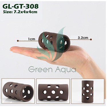 Đồ gốm trang trí bể cá, bể tép cảnh