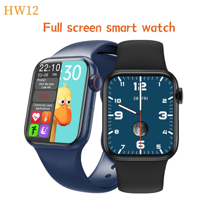 Bán đồng hồ thông minh Smart Watch - Đồng Hồ Thông Minh HW12- Smart watch 6 Seri 6- Màn hình tràn viền kháng nước- Có núm xoay - Thay được dây Bảo Hành 12 Tháng