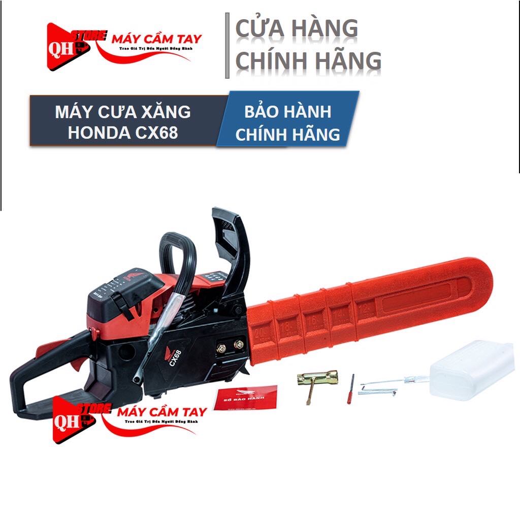 Máy cưa /máy cưa xích chạy xăng honda cx68 | máy cưa gỗ chạy xăng lam dài 55cm |