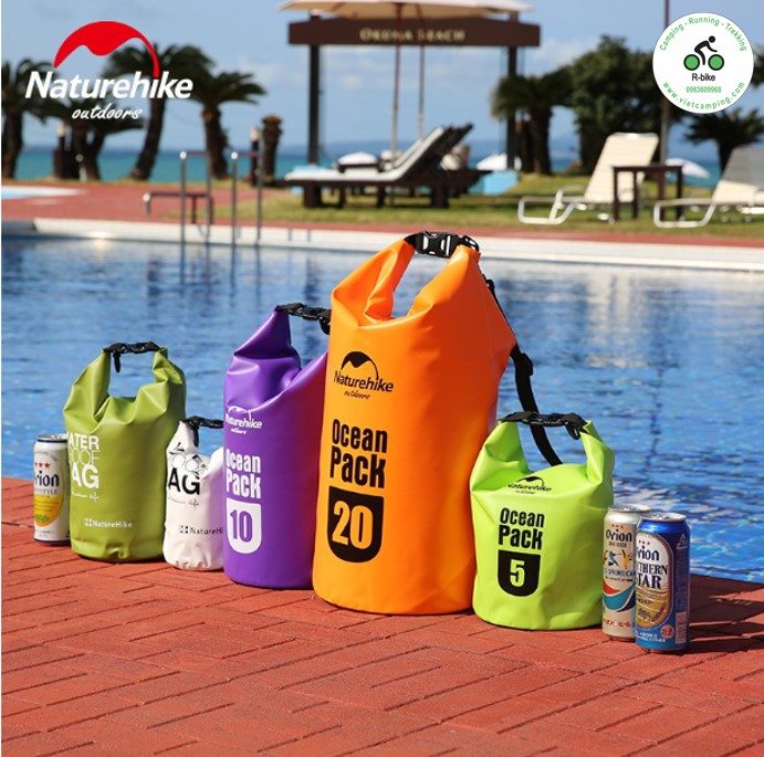 Túi chống nước 10l - 20l naturehike fs15m010-j & fs15m020-j