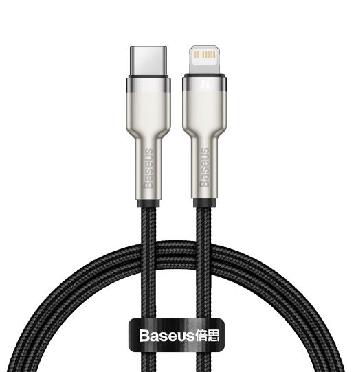 Cáp sạc nhanh PD20W truyền dữ liệu Baseus Metal Data Type-C sang iPhone ( 2 size ) - Hàng chính hãng