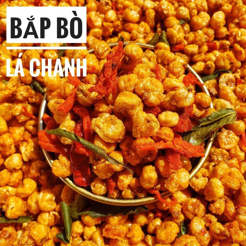 Bắp rang lắc khô gà, khô bò.