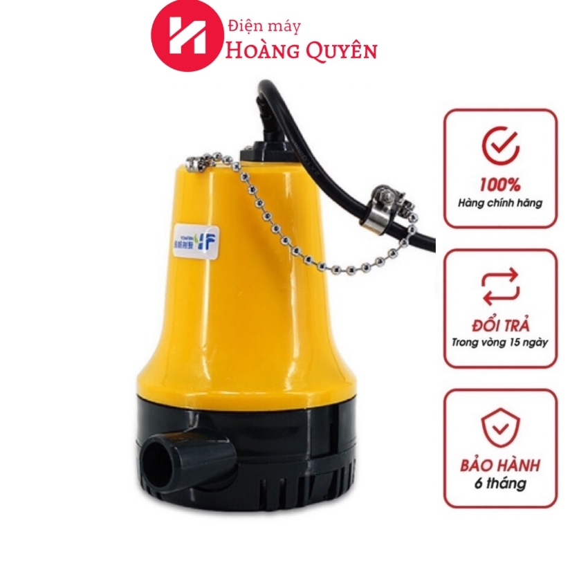 Máy bơm chìm 12vôn bơm thả tõm ngập nước 100% dây đồng