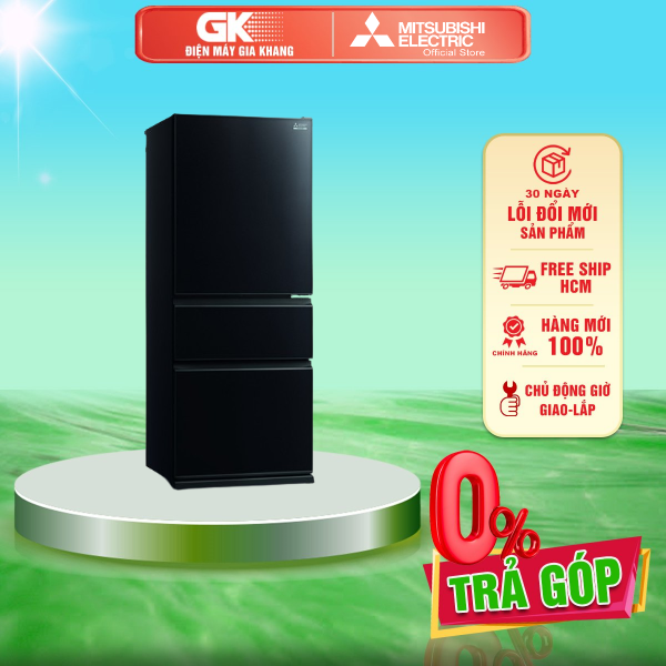 Tủ lạnh mitsubishi inverter 450 lít mr-cgx56ep-gbk-v - giao toàn quốc - freeship hcm