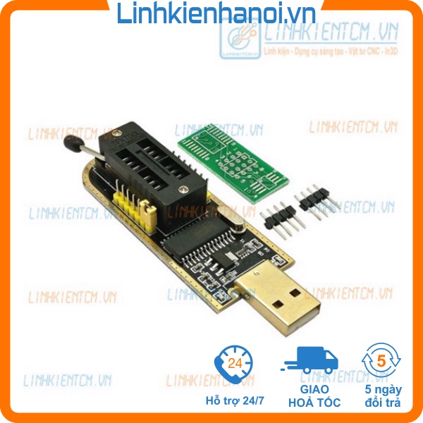 Mạch nạp rom ch341a nạp bios eeprom 24 25 series