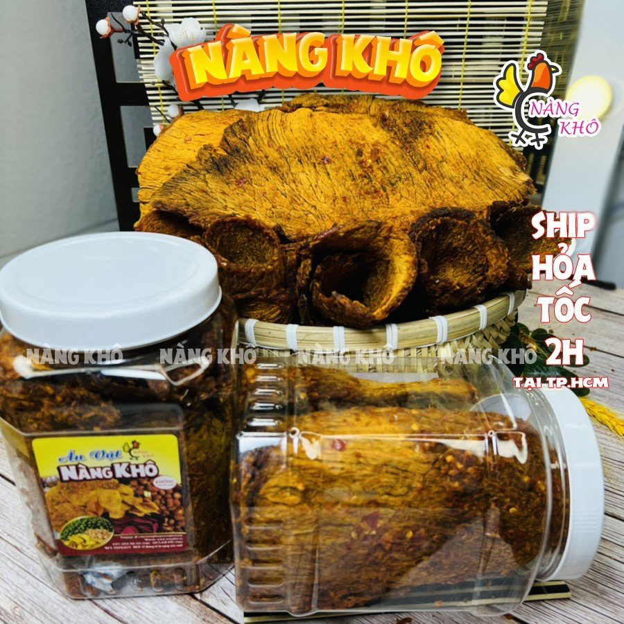 Khô bò miếng vị tứ xuyên loại 1 thương hiệu nàng khô - 500gr