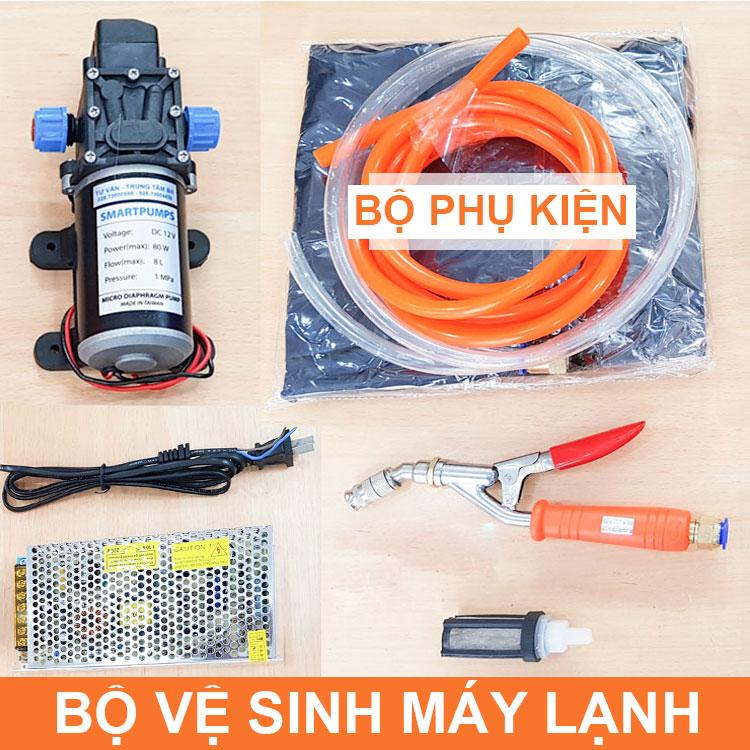 Bộ vệ sinh máy lạnh chuyên nghiệp gia đình 12V 80W tiện dụng