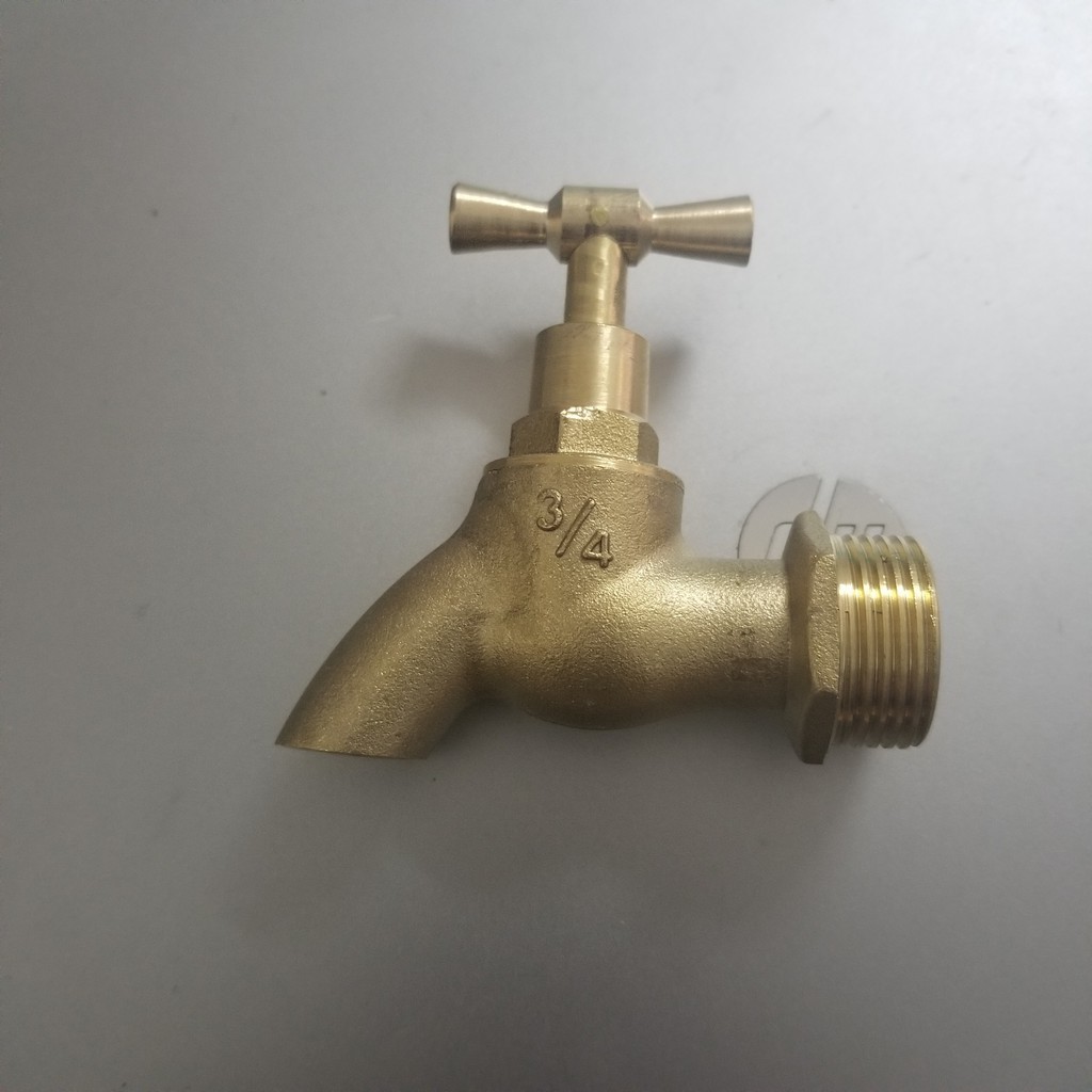 Vòi hồ, Vòi nước bằng đồng đúc ren 21-27mm siêu bền