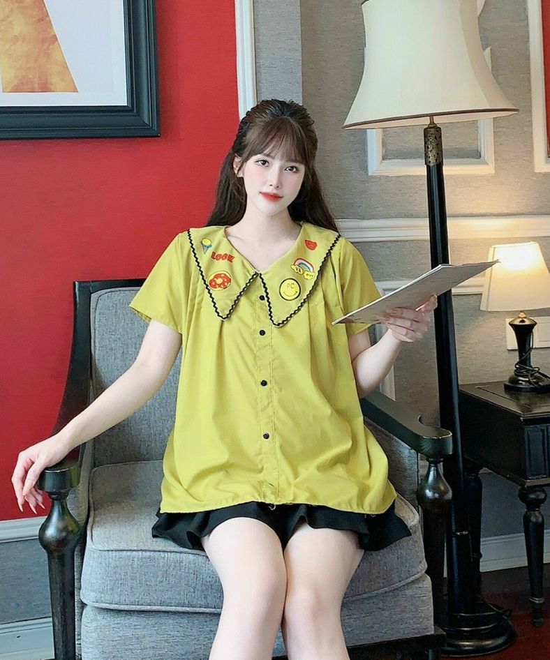 Áo bầu công sở-Áo bầu dễ thương cho mẹ bầu hàng cao cấp có size