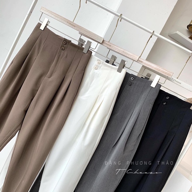 Quần baggy 2 khuy cạp liền mẫu mới siêu hot