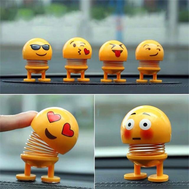Combo 2 Icon - Lật Đật Icon Emoji Lò Xo Nhún Đồ Chơi Xả Stress lật đật nhún lò xo - giao ngẫu nhiên