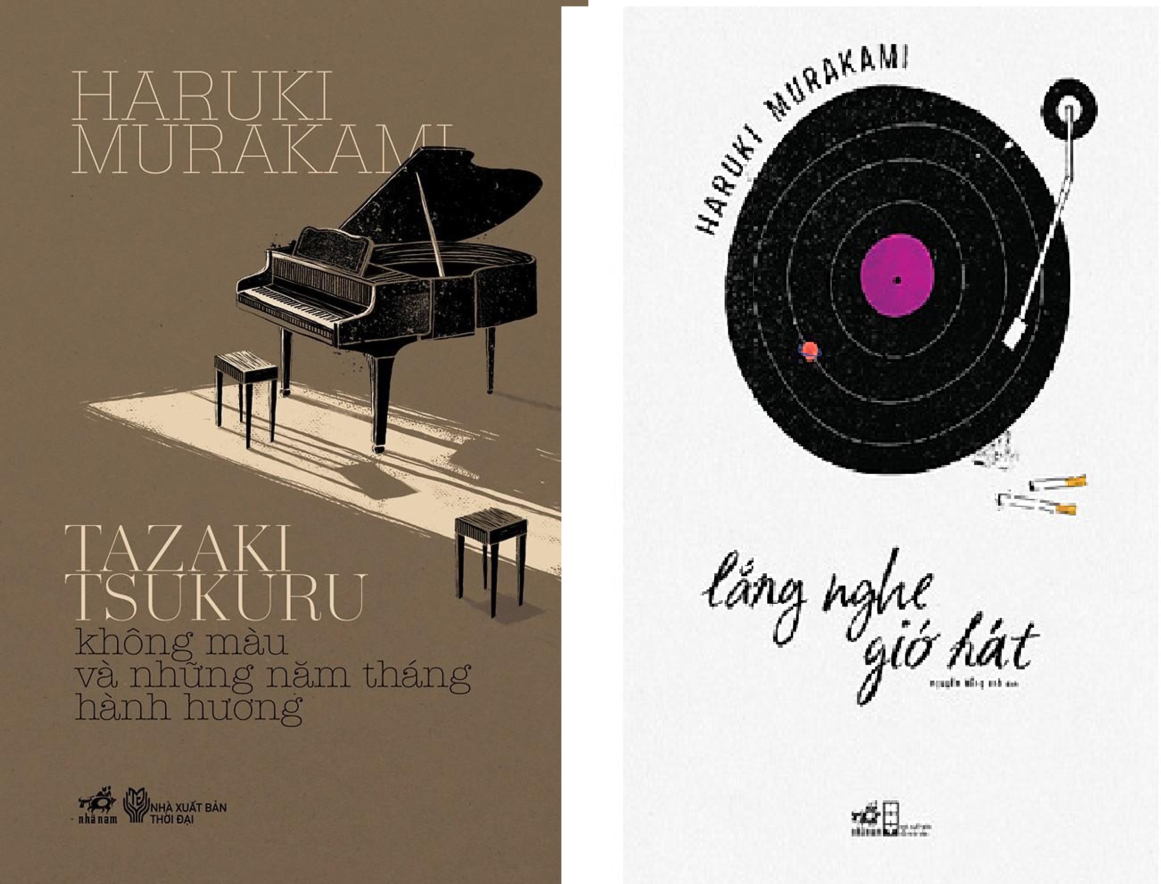 nguyetlinhbook - Combo 2 cuốn : Tazaki Tsukuru không màu và những năm tháng hành hương + Lắng nghe gió hát.