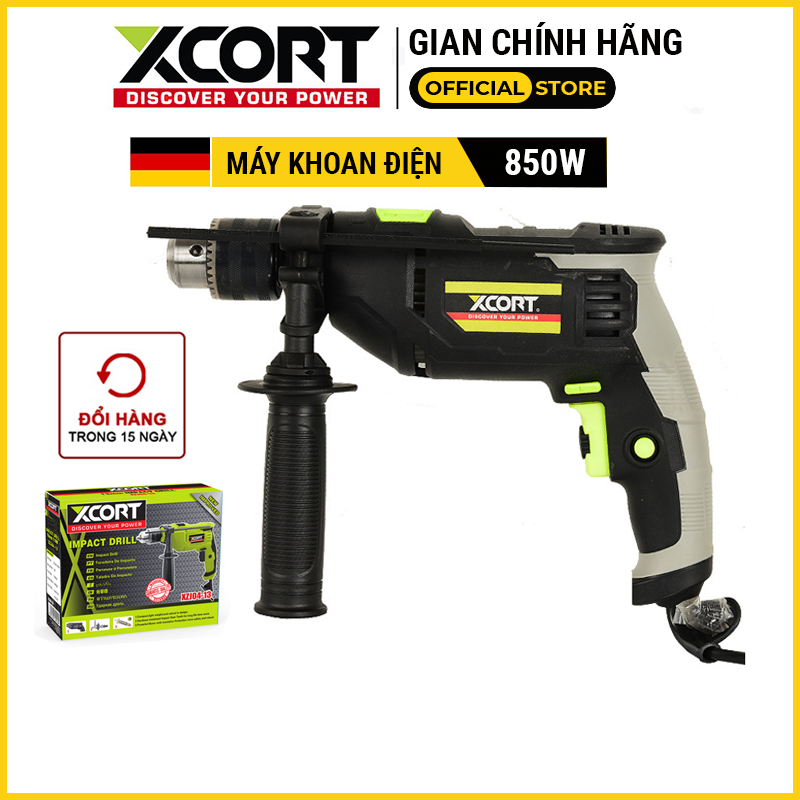 Máy khoan - máy khoan cầm tay dùng điện xcort 800w-chính hãng