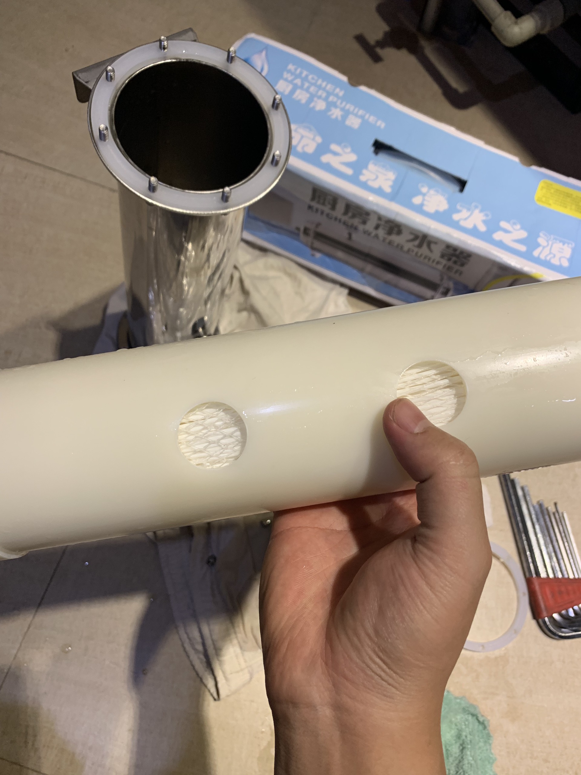 Lõi lọc nước màng UF 600/1000L/h Đủ công xuất dành cho cột lọc UF vỏ inox