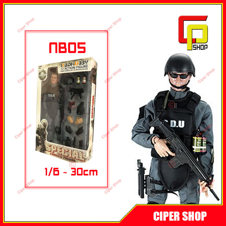 Mô hình lính 1:6 30cm - NB05 SDU - Action Figure NB05