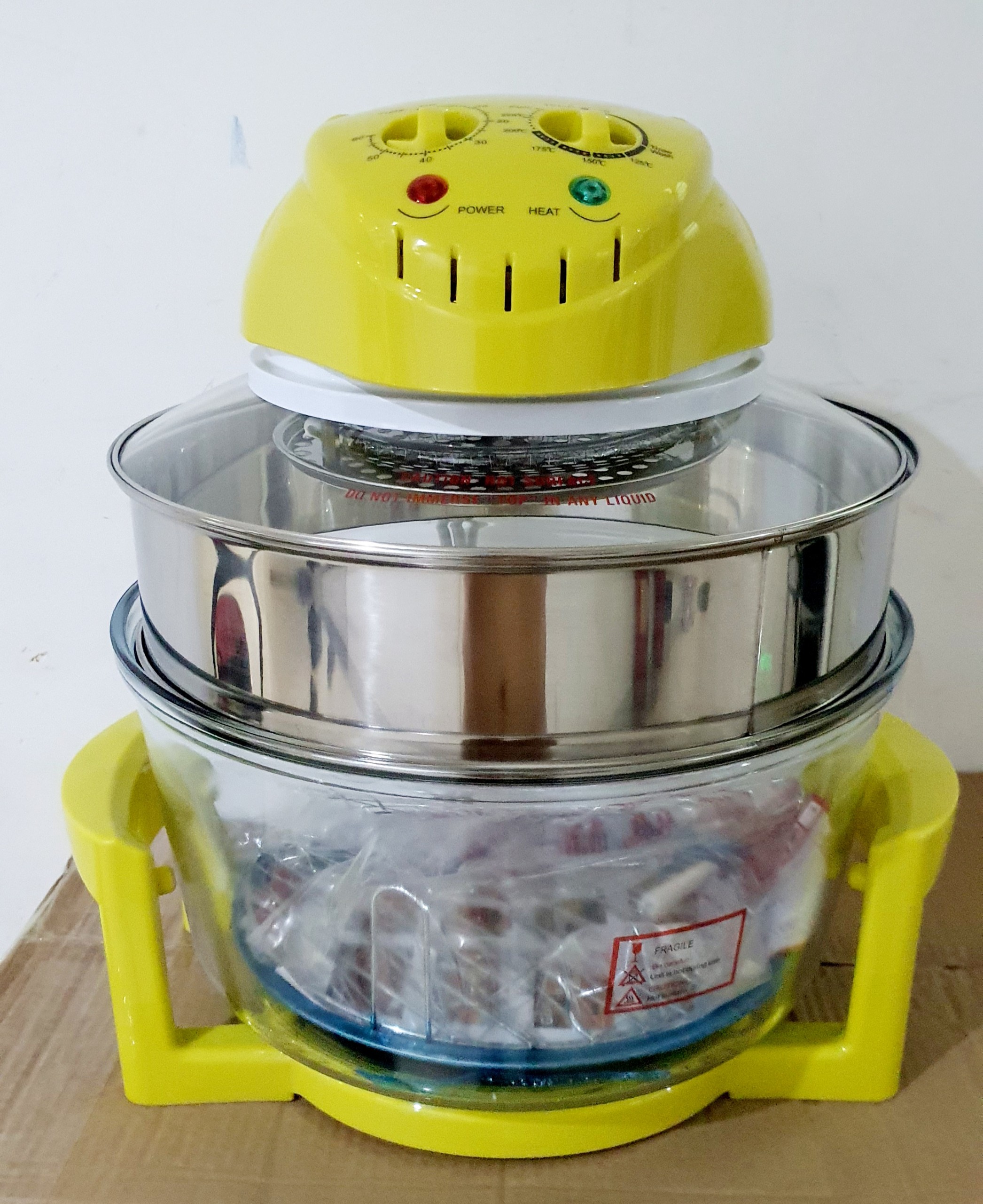 Lò Nướng Thủy Tinh Khaluck 17 lít(nâng vòng),CS 1300W, MODEL KL-658H, Nướng Nhanh