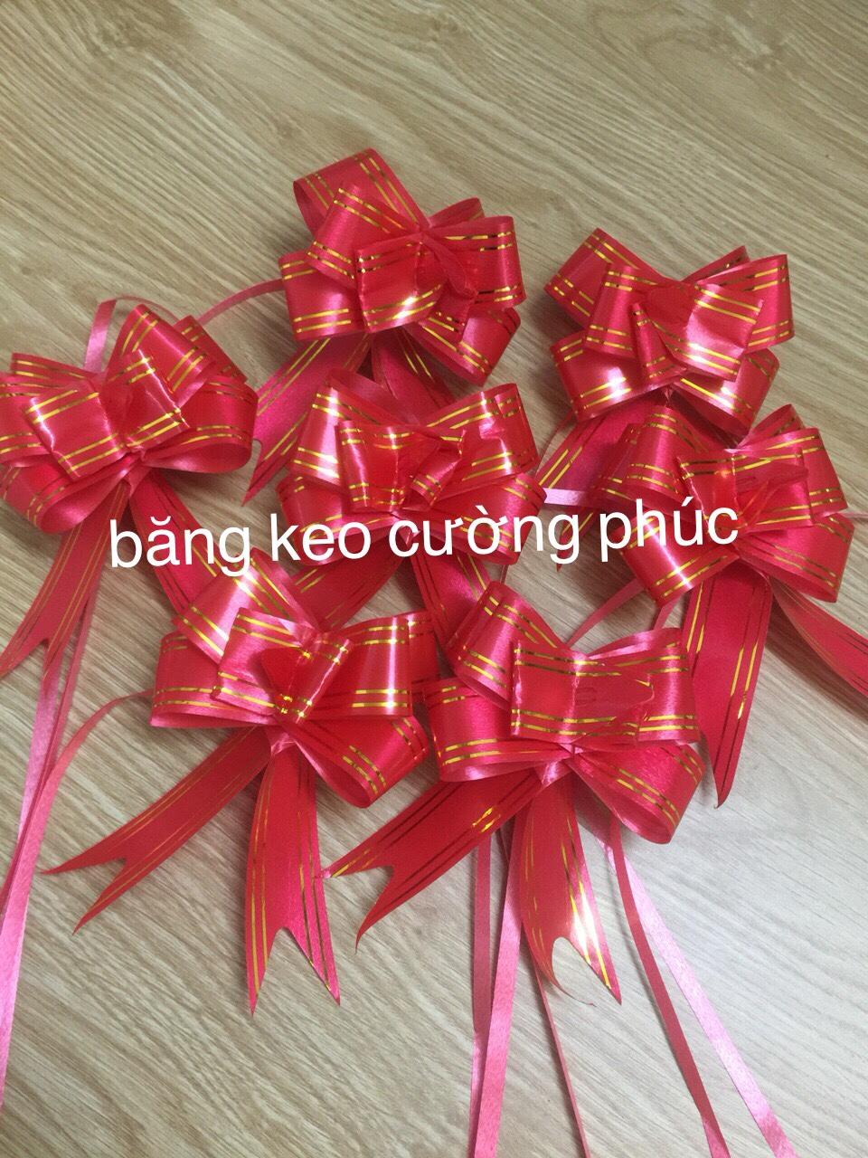 Nơ size nhỏ 3f trang trí quả dưa tết