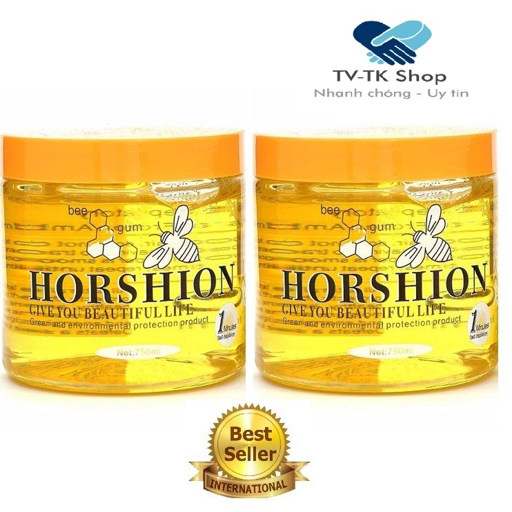 Bộ 2 hộp sáp wax lông mật ong horshion