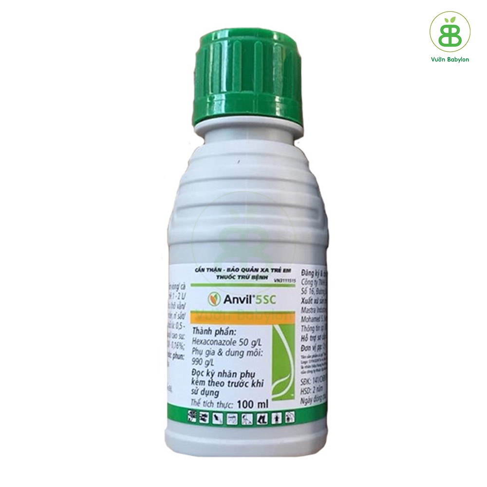 Thuốc trừ bệnh anvil 5sc 100ml – đặc trị bệnh rỉ sắt, thán thư