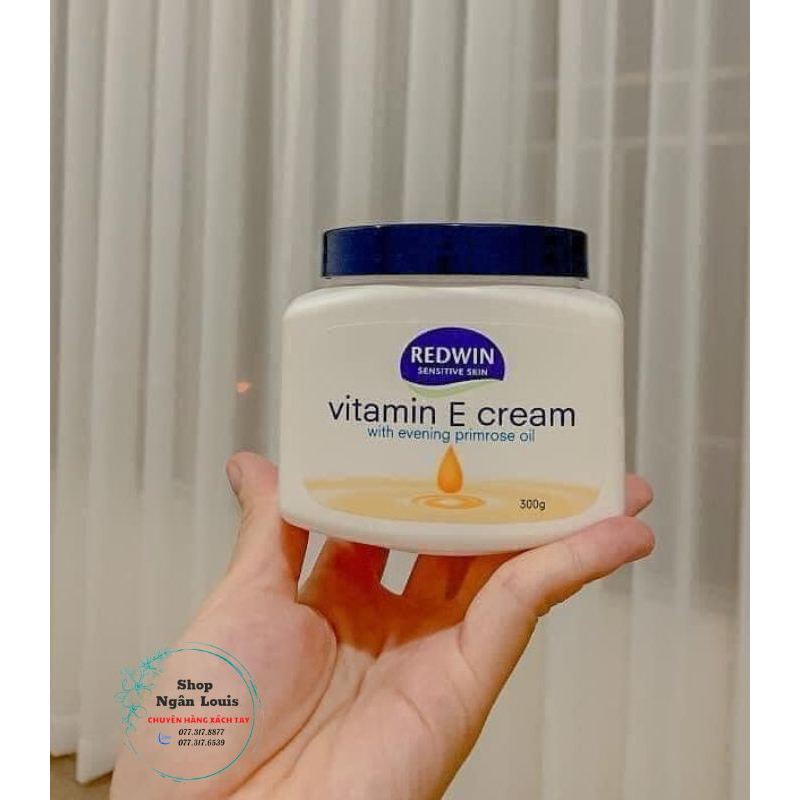 Kem dưỡng thể vitamin e redwin úc 300g