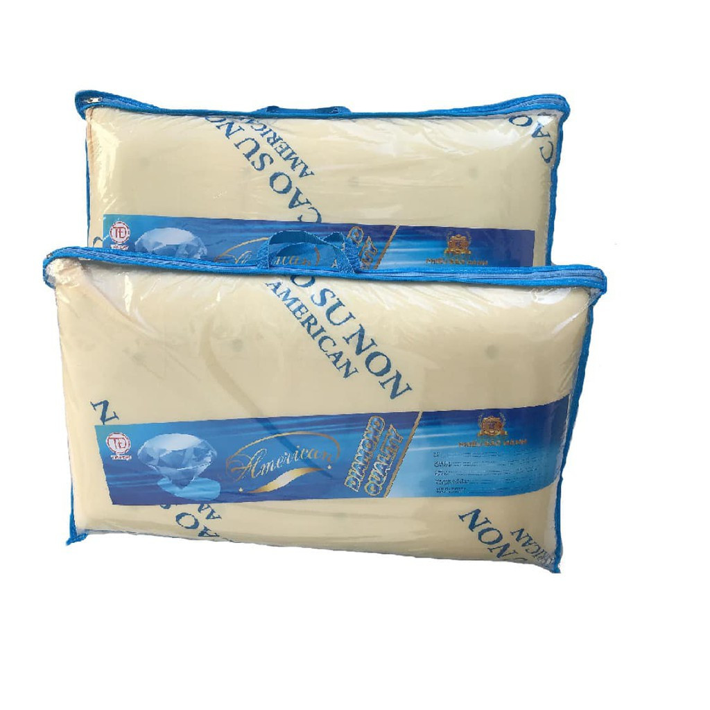 Gối ngủ cao su nhân tạo - gối nằm 50*70cm - gối nằm cao su - gối chống ngáy