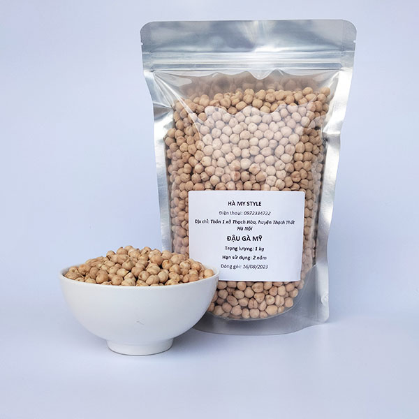 Đậu Gà Mỹ, đậu Chickpeas cho bé ăn dặm, người ăn chay, ăn giảm kg túi 1Kg