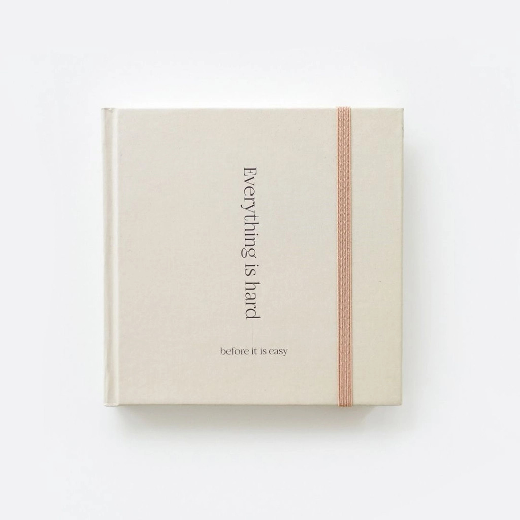 Sổ vuông crabit kế hoạch tuần weekly planner 130gsm 144 trang - be