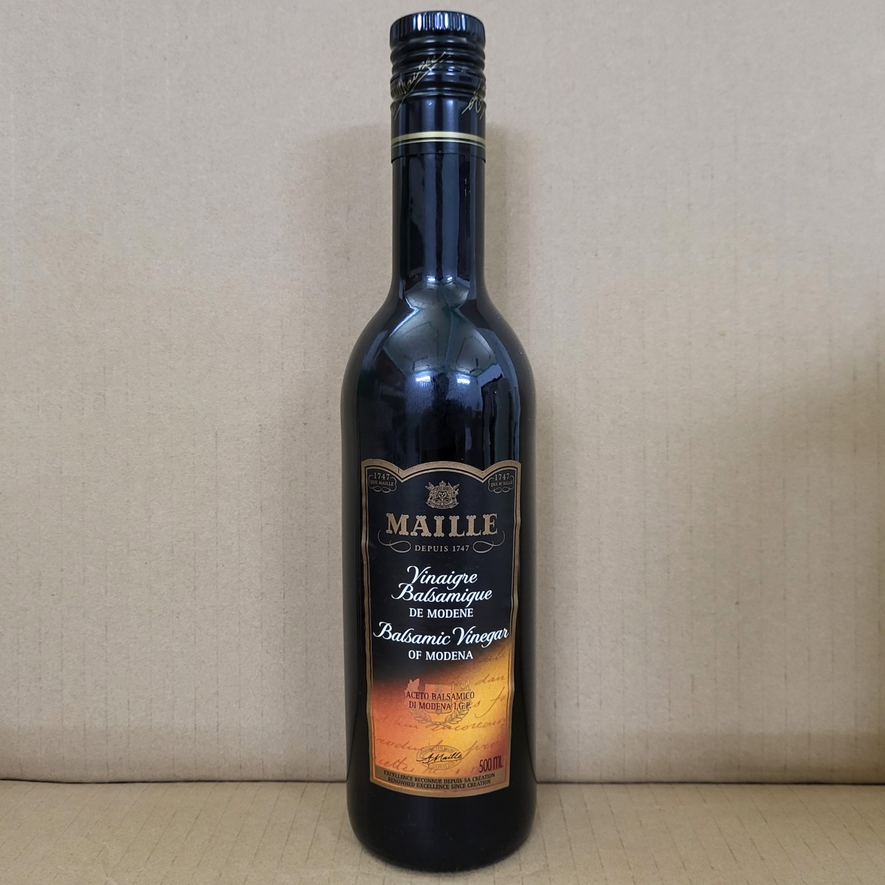 Chai 500ml GIẤM NHO THƠM France MAILLE Balsamic Vinegar of Modena nvt