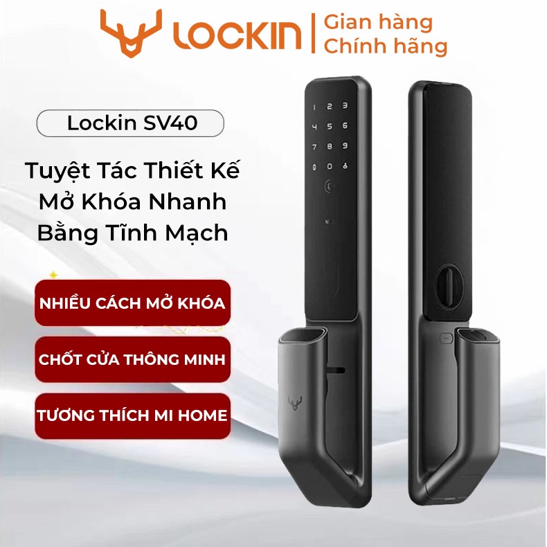 Khóa cửa thông minh vân tay Lockin SV40