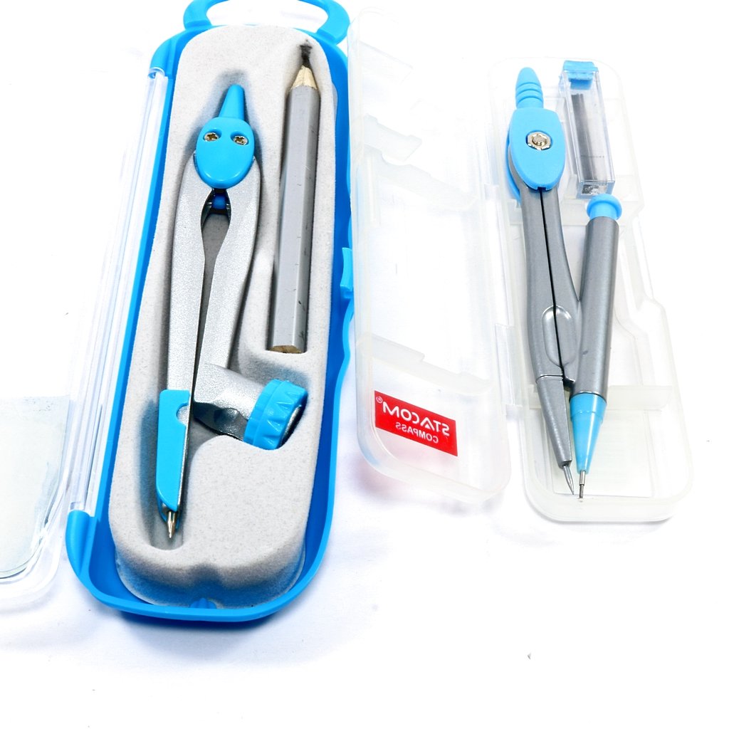 Compa chì gỗ/ chì kim nhiều màu sắc cho học sinh Stacom CS101/ CS103