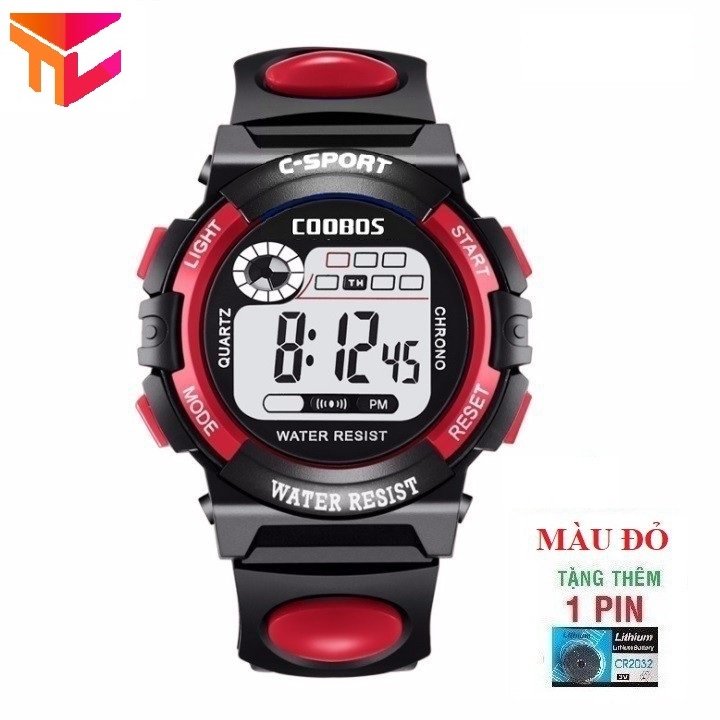 Đồng hồ trẻ em - Tặng pin - Hình Thật