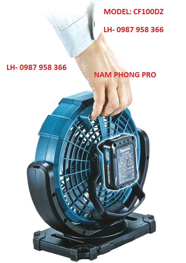 Quạt dùng pin 12v max makita cf100dz