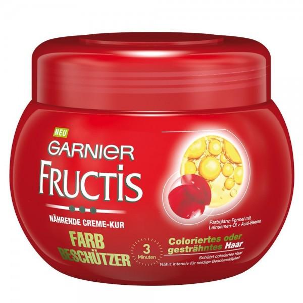 Kem ủ dành cho tóc nhuộm Garnier Wahre Schatze Cranberry & Argan-Ol 300ml
