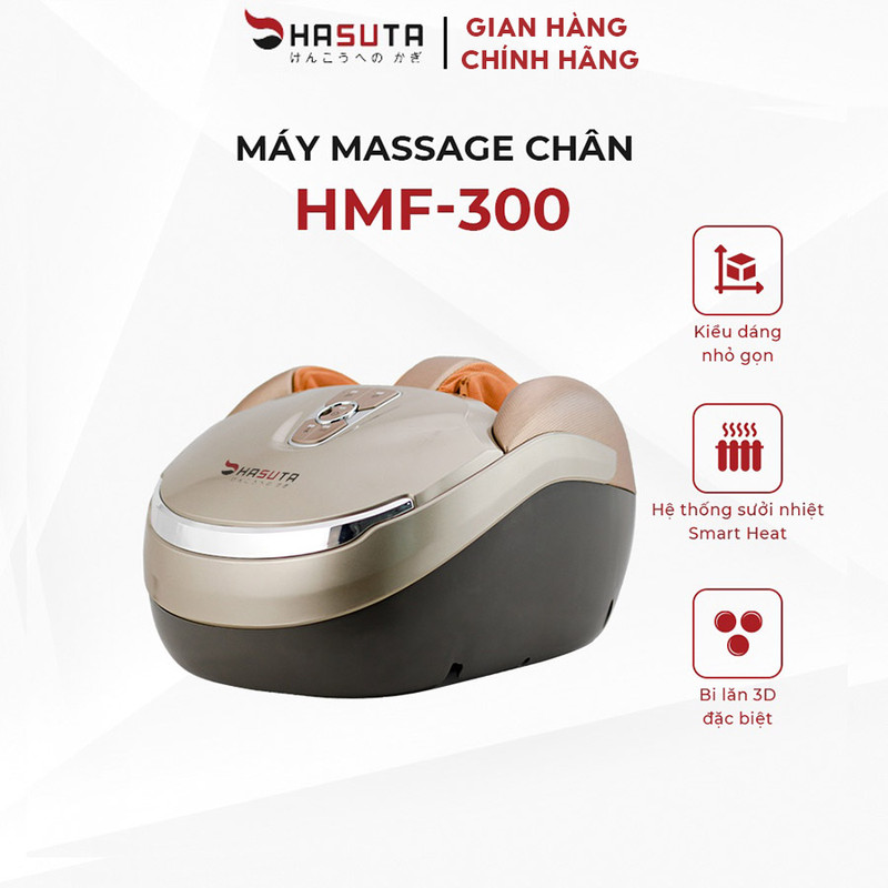 Máy massage chân HASUTA HMF-300 hệ thống 12 túi khí massage thư giãn lòng bàn chân đến ngón chân