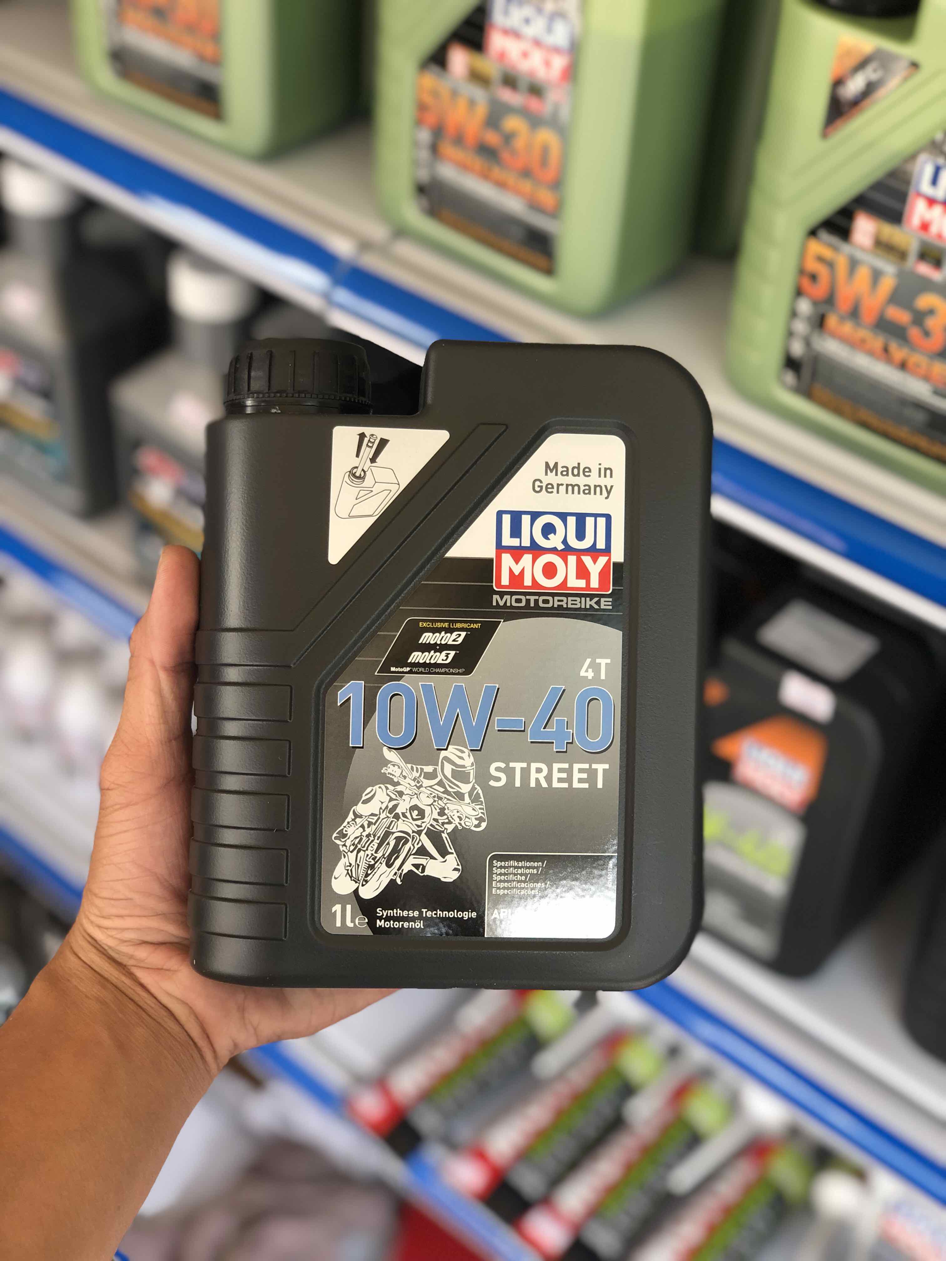 Nhớt xe Liqui Moly Street 10w40 " xe số " " full tổng hợp "