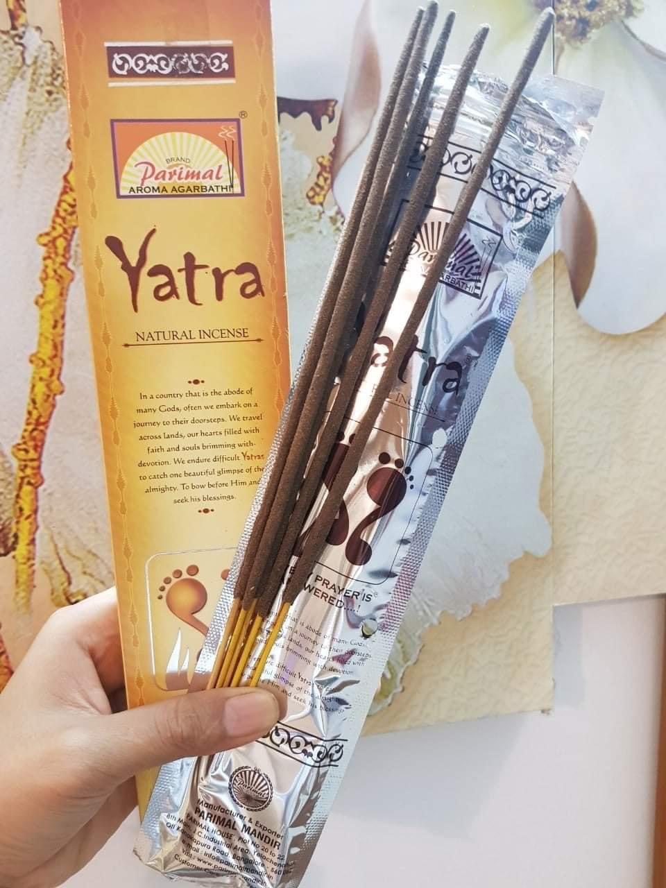 Nhang Yatra Ấn Độ cao cấp hộp lớn 12 hộp nhỏ,mỗi hộp 18 cây
