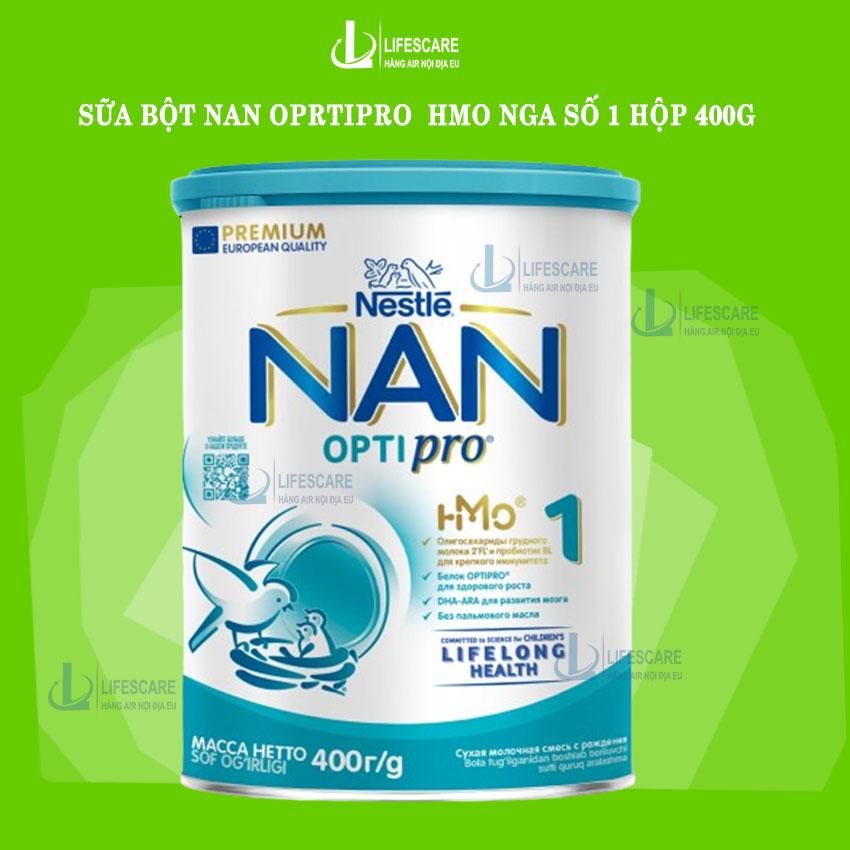 Sữa nan 1 Nga mát phát triển toàn diện cho bé từ sơ sinh, 400g