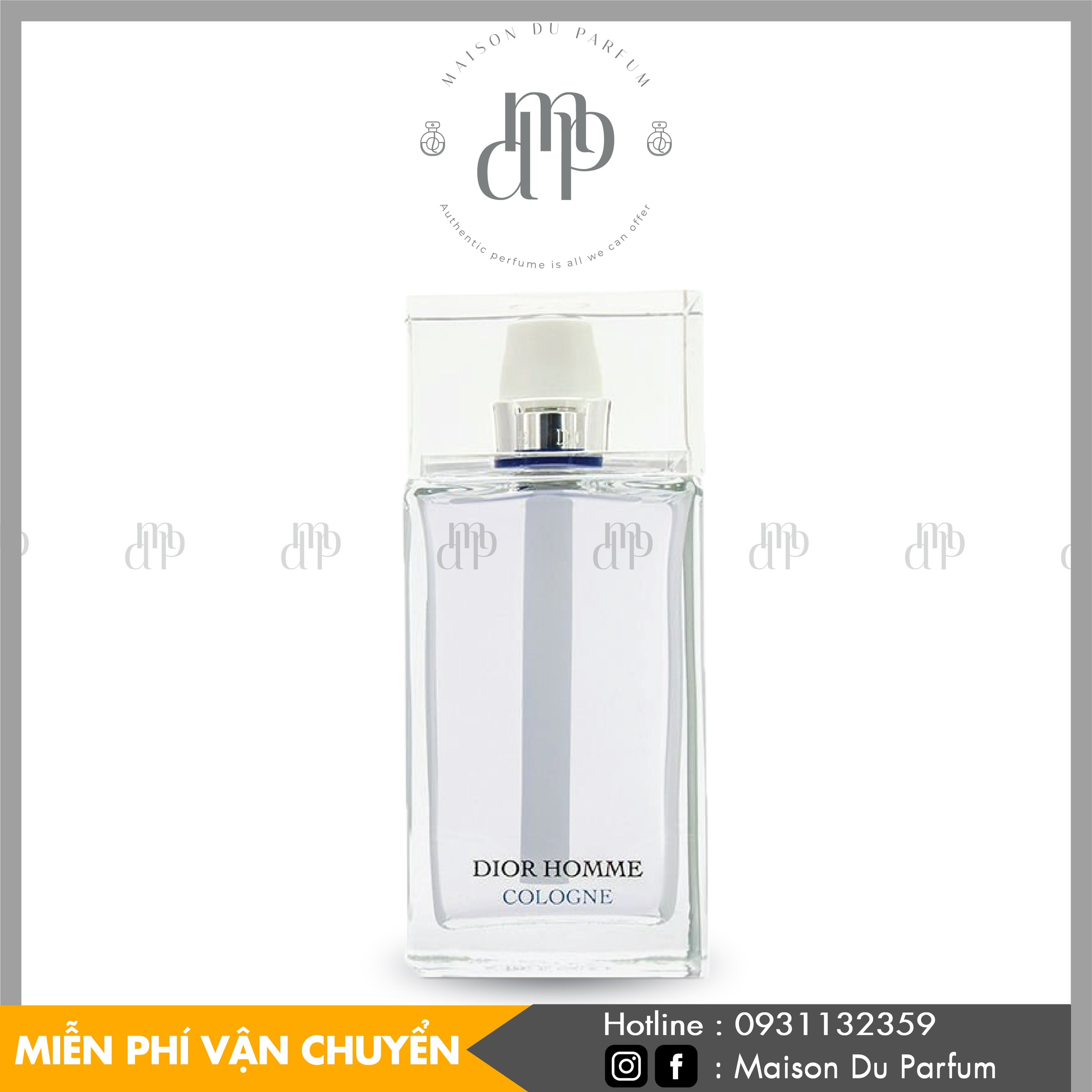 ⚜️Travel size] Nước hoa Dior Homme Cologne - Chính hãng - Maison Du Parfum