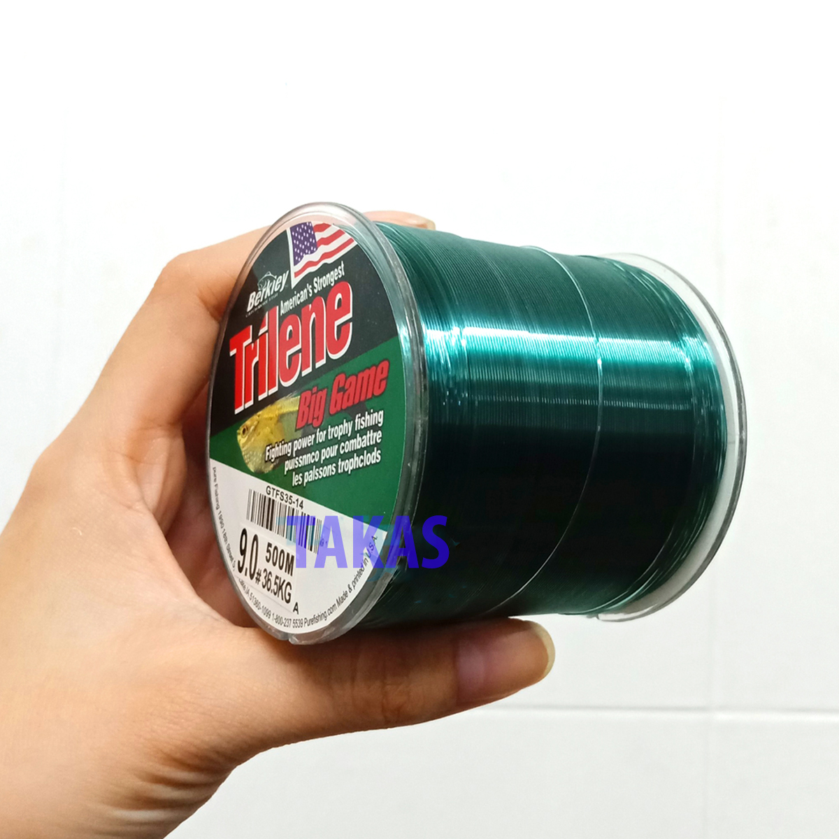 Dây Cước Câu Cá Sợi NaNo Siêu Bền Cao Cấp TRILENE 500 Mét, Made In USA - Đủ Size : 5.0-6.0 - 7.0 - 8.0 - 9.0 - 10