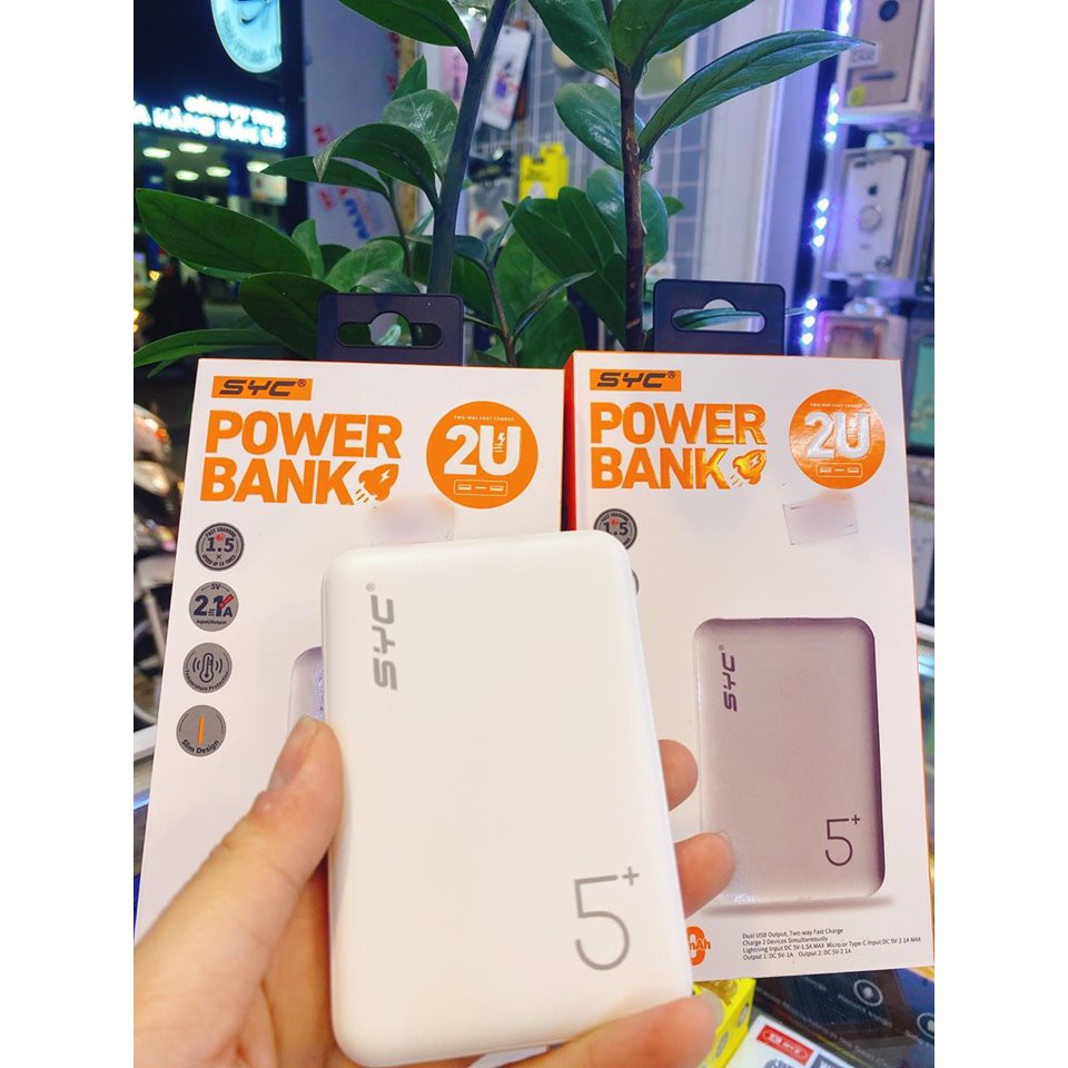 Sạc dự phòng SYC P269 - 5000mah [Bảo Hành 12 Tháng]