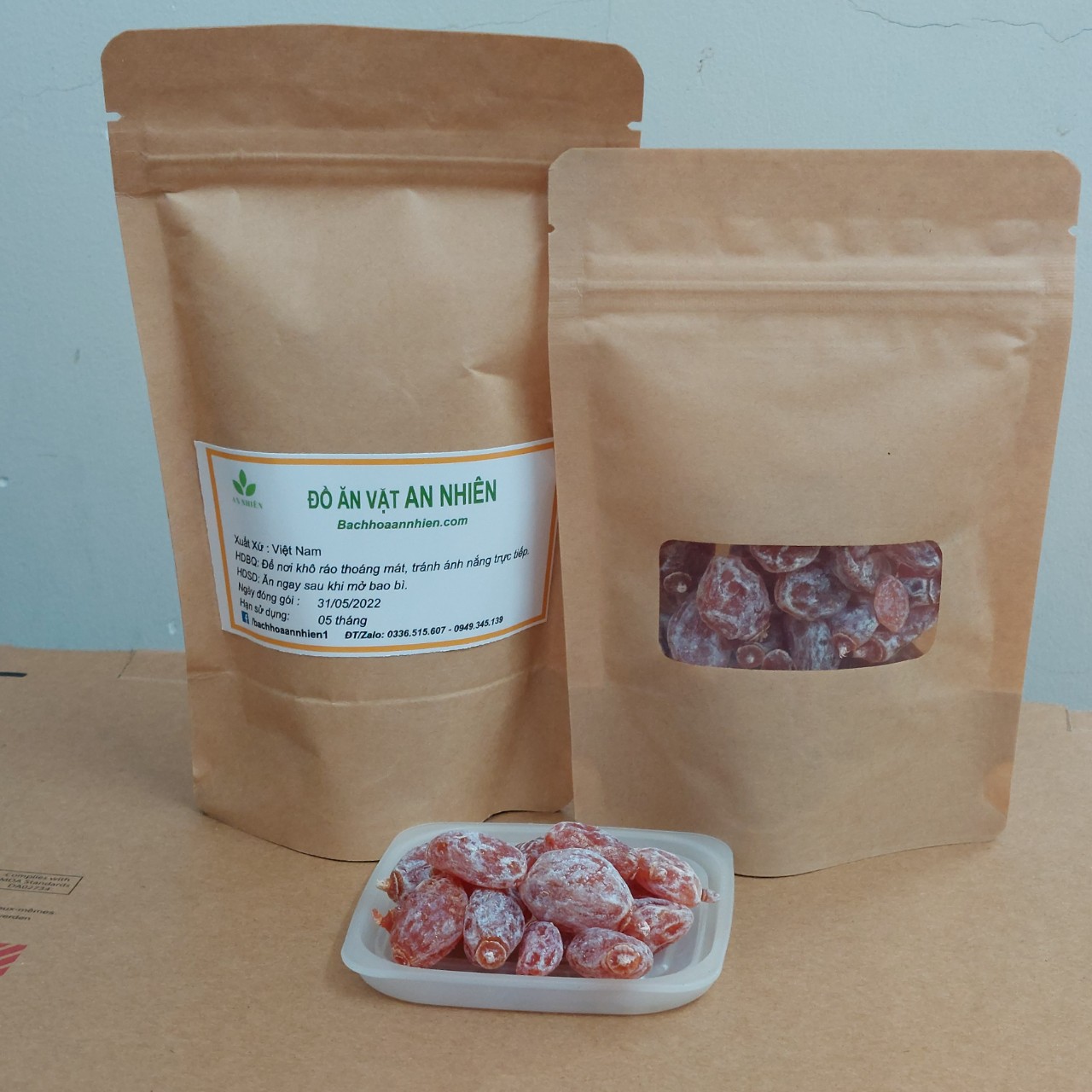 Ô mai xí muội đào chua ngọt túi 100gr