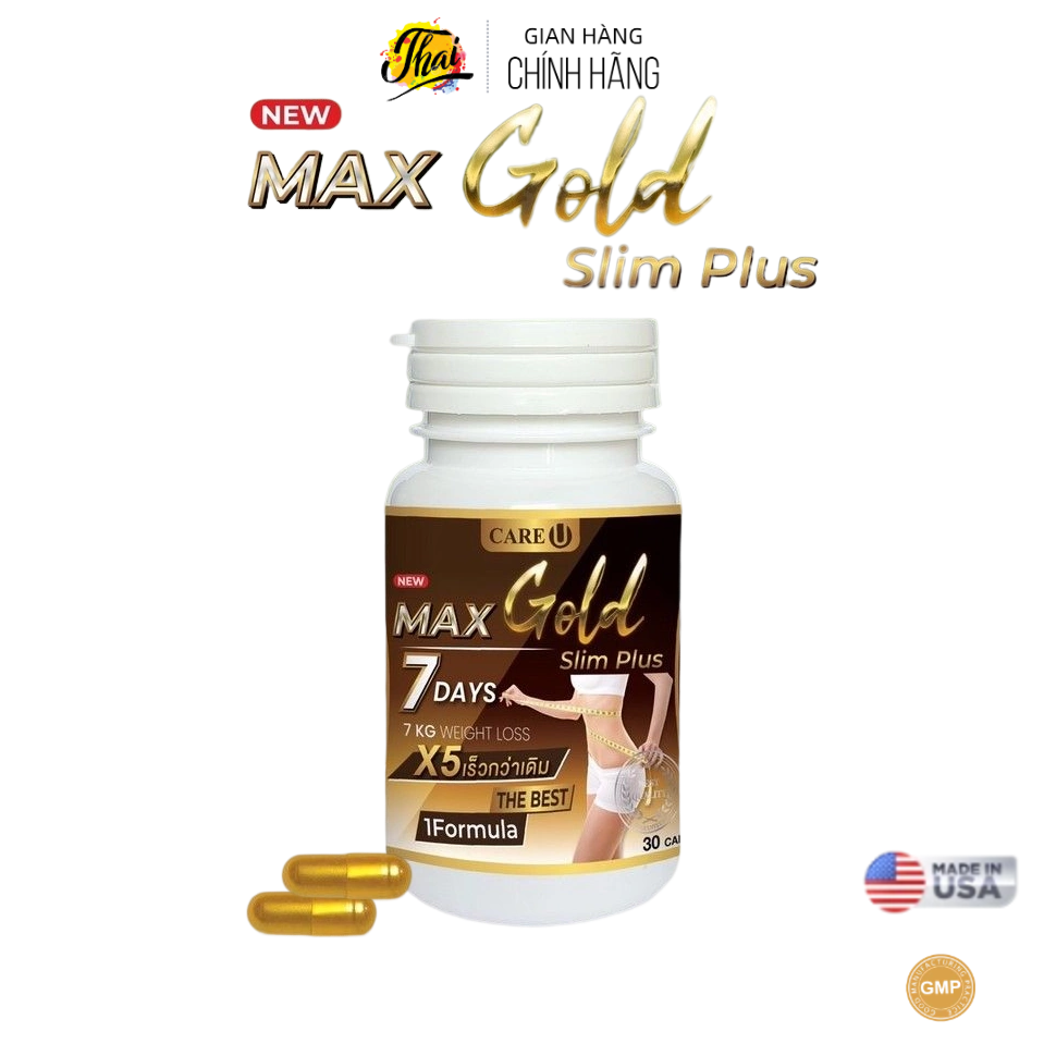 Viên uống giảm cân DareU Max Gold Slim Plus 7 Days Thái Lan