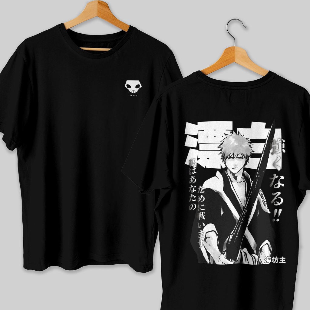 HOT Áo thun in hình Ichigo KUROSAKI T-Shirt BLEACH ANIME độc đẹp