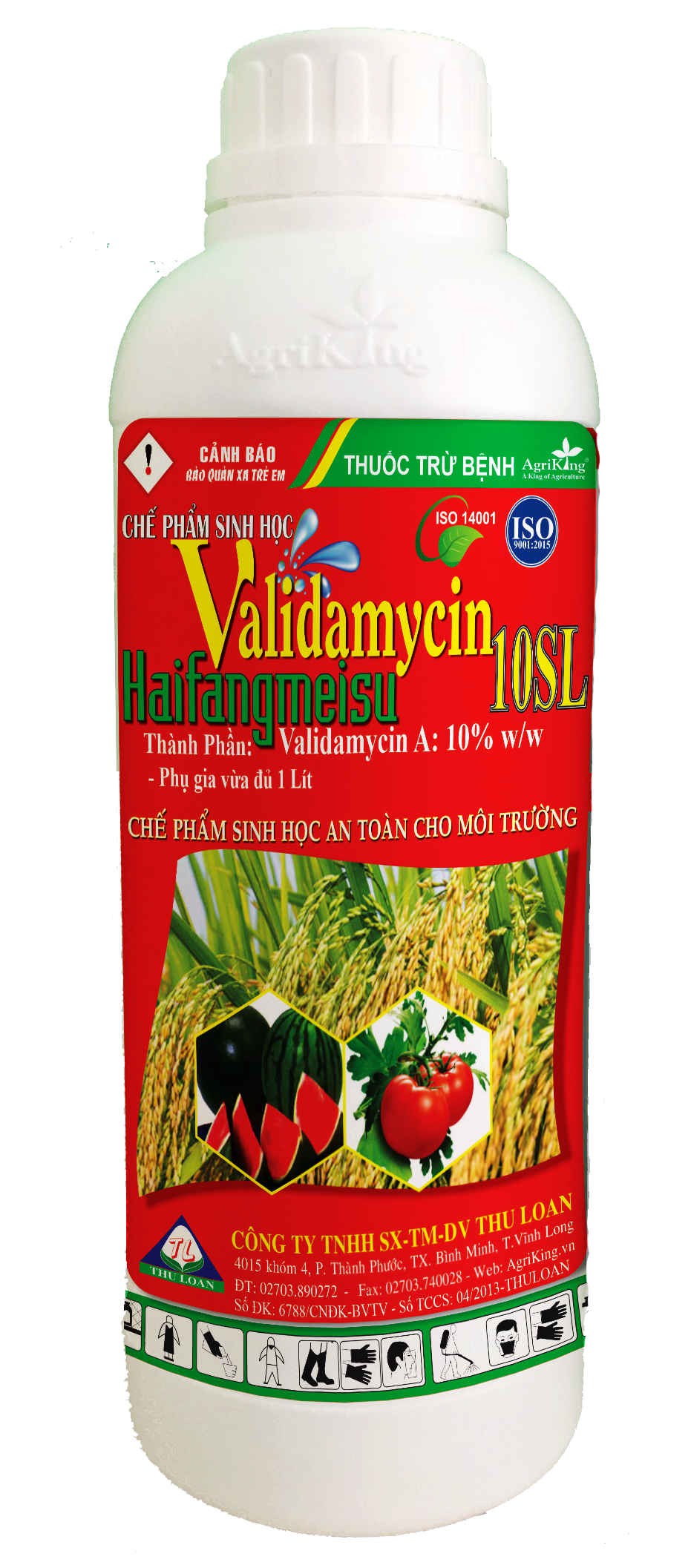 Thuốc Trừ Bệnh VALIDAMYCIN 10sl (10%) Chai 900ml